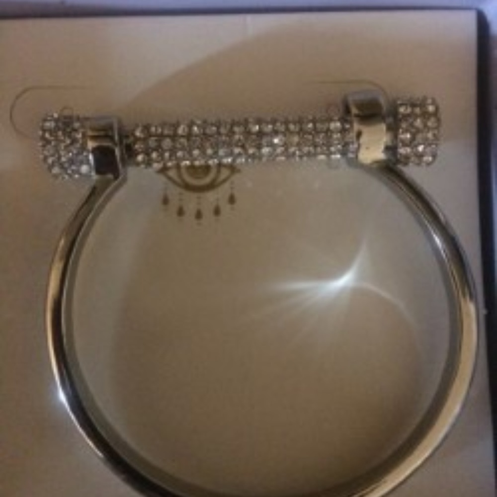 Eye Candy Los Angeles Crystal Cuff Bracelet Luxe